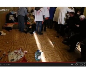 Відео з 18.02. Маріїнський парк, Кріпосний провулок, ітп. Розгін. Паніка.