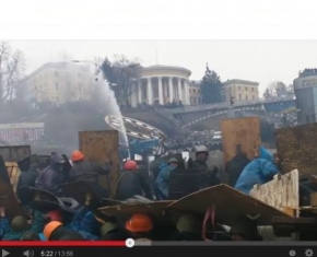 Україна Київ бої на Майдані незалежності 2014.02.19 