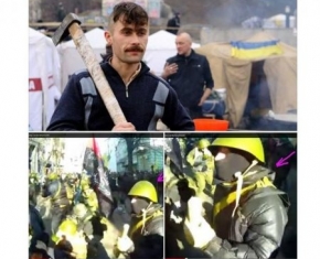 Також РОЗШУКУЮТЬСЯ СВІДКИ отримання смертельного поранення Сашка Капіноса біля будинку Профспілок на розі Хрещатика і Інститутської.