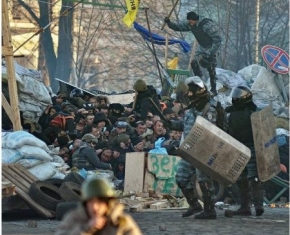 18 лютого, завал на верхніх барикадах!