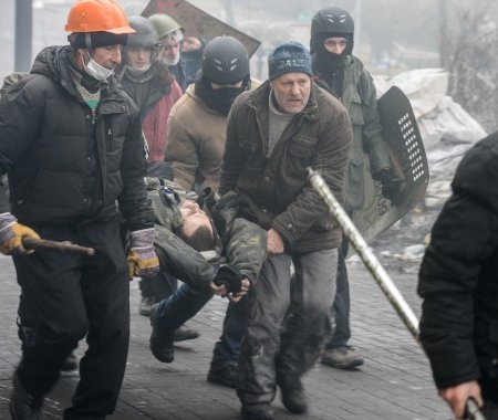 Денис Поліщук на Майдані 20.02