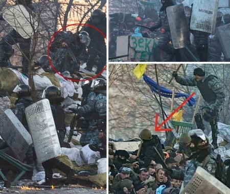 Фото як беркутня лепить людей в завалах